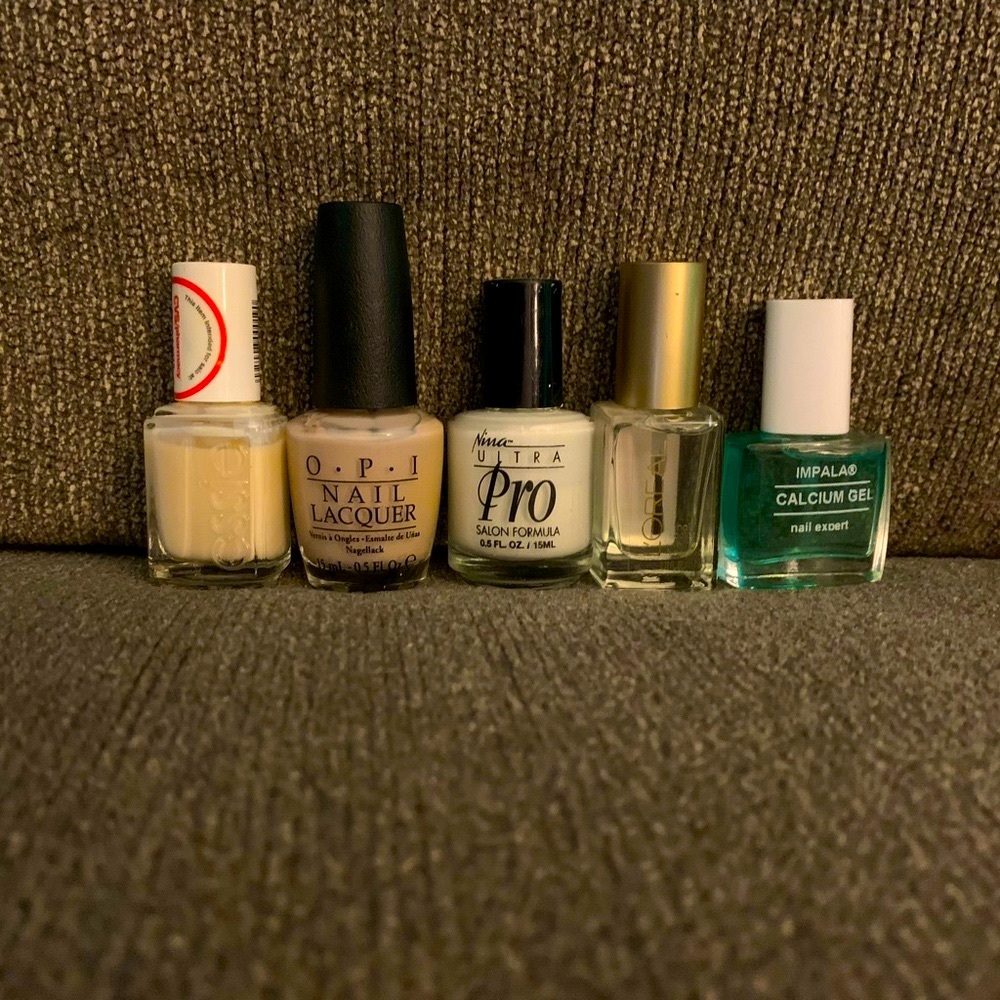 5 Nail Polishes (OPI, Essie, Revlon, Impala, Nina Ultra Pro)